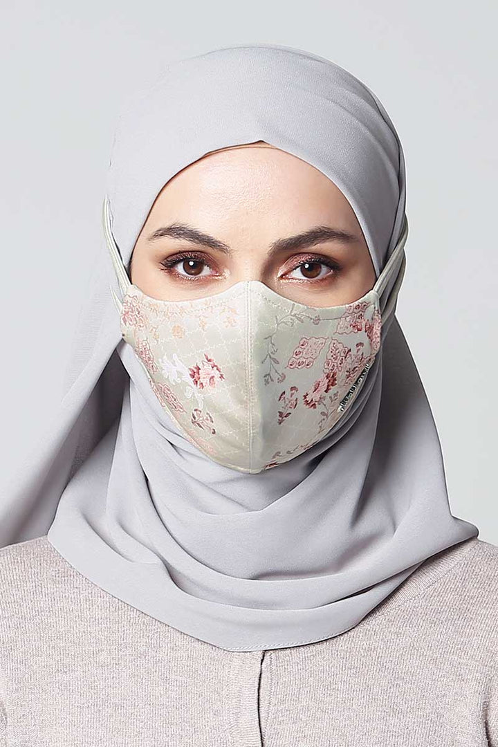 Jovian x Ria Miranda | The Friendship Series Hijab Mask in Ash Grey (6904283365526)