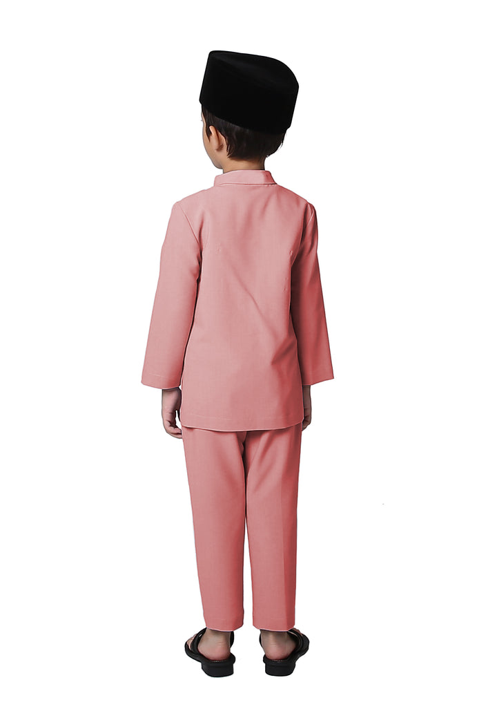 Jovian Men | Baby Rifqi Modern Baju Melayu In Dusty Pink (6902888988822)