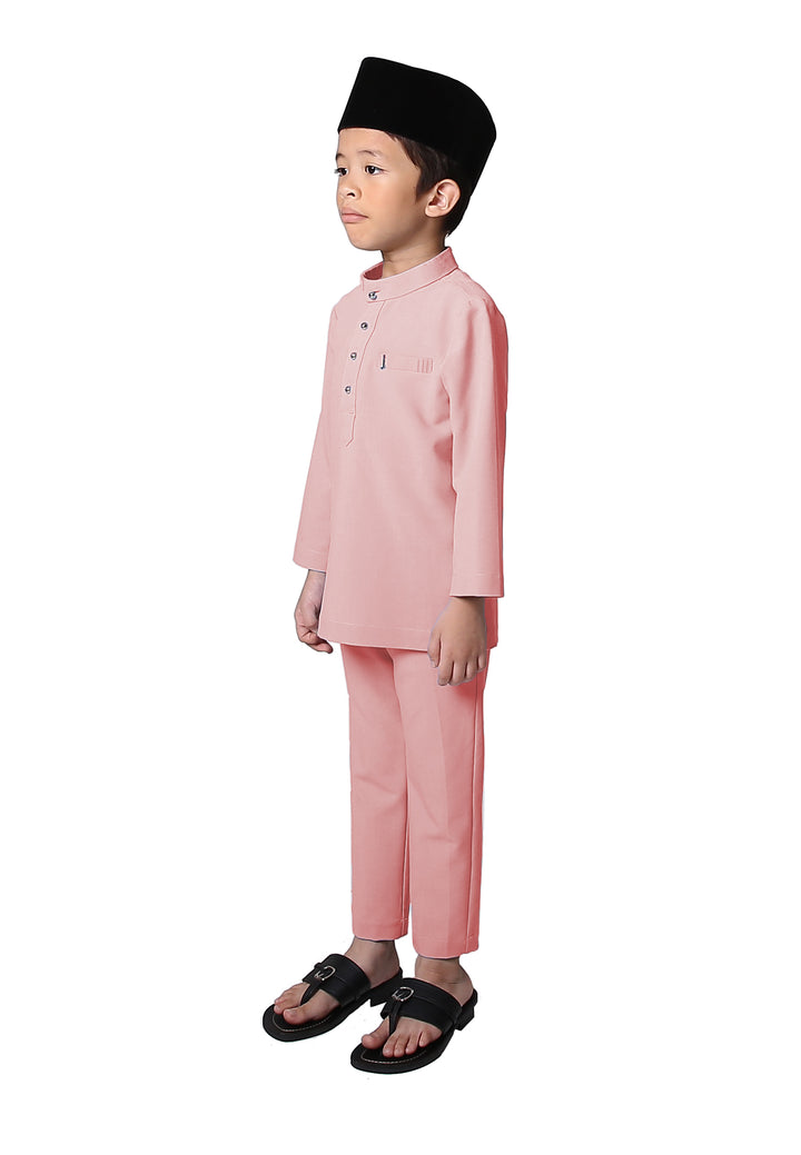 Jovian Men | Baby Rifqi Modern Baju Melayu In Dusty Pink (6902888988822)