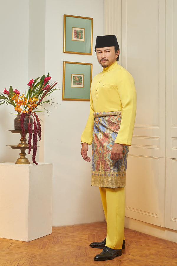 Jovian Men | Adam Baju Melayu in Yellow (8452075323622)