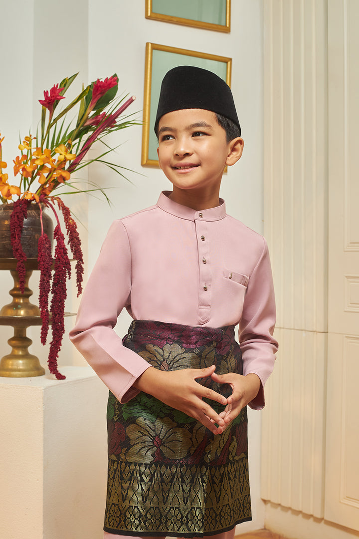 Jovian Men Kids | Adam Baju Melayu in Dusty Pink (8453748130022)