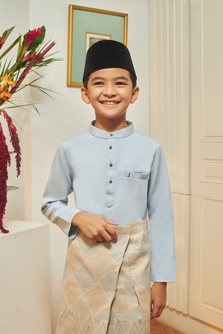 Jovian Men Kids | Adam Baju Melayu in Baby Blue (8453785223398)