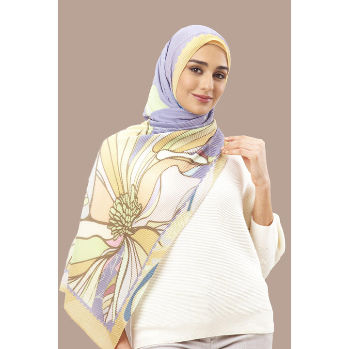 [CLEARANCE] Afiya Hijab Pleated Long Shawl (8436863762662)