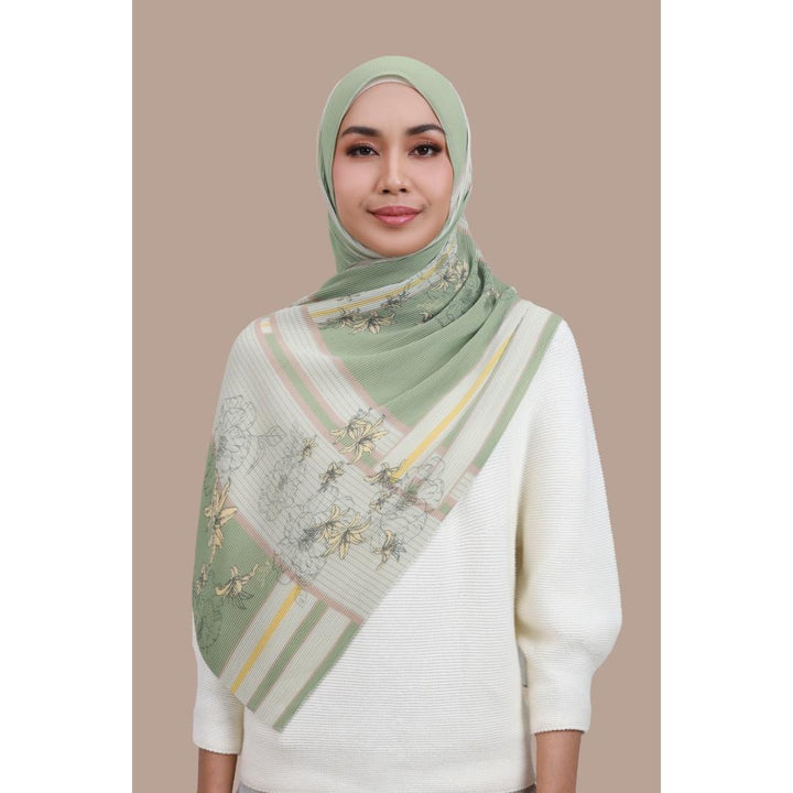 [CLEARANCE] Afiya Hijab Pleated Long Shawl (8436863762662)