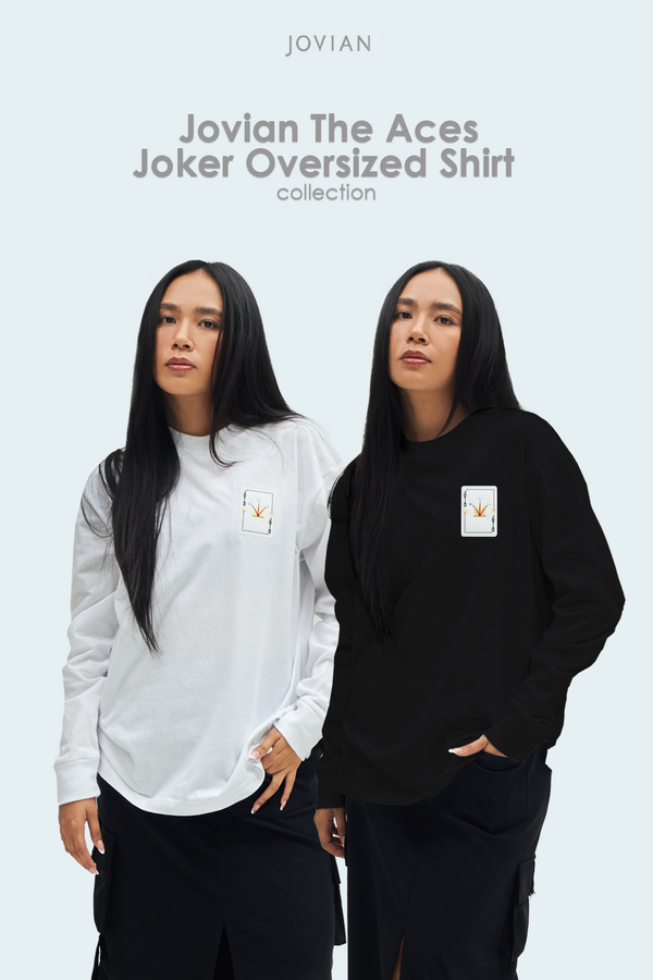 Jovian | The Aces Joker Oversized T-Shirt Long Sleeve