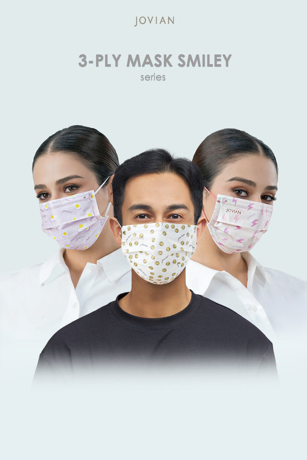 Jovian | Acne Free 3Ply Smiley Mask