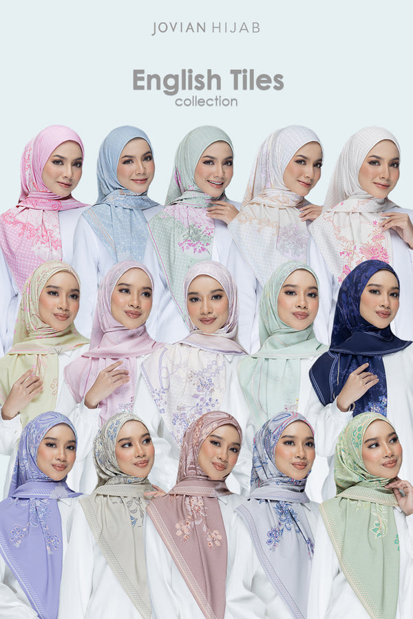 Jovian Hijab | The English Tiles Basic Square Shawl
