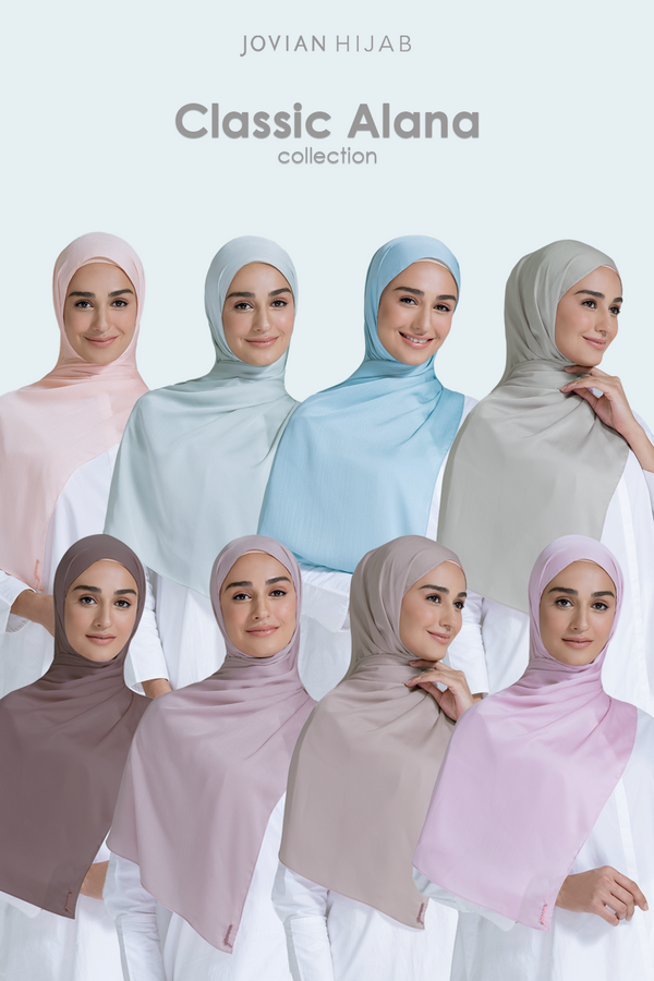 Jovian Hijab | Alana Dotted Satin Classic Long Shawl