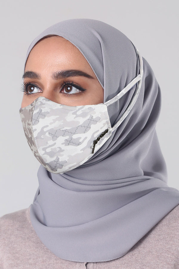 Jovian | Camo Mono Series Hijab In Grey