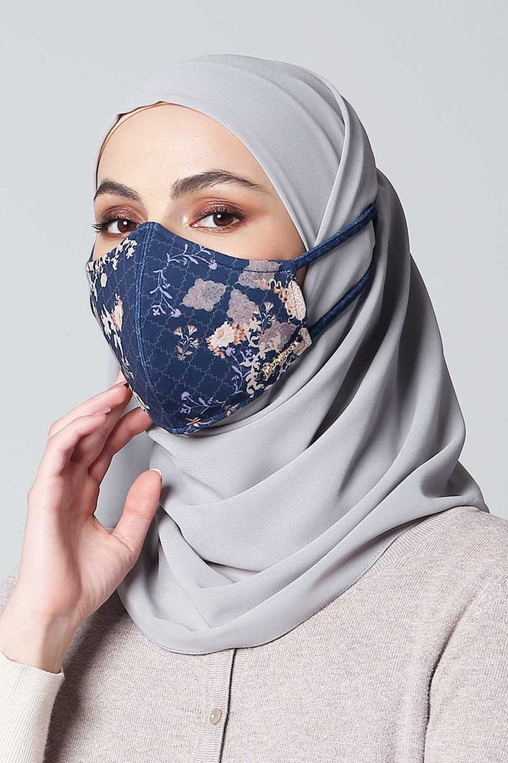 Jovian x Ria Miranda | The Friendship Series Hijab Mask in Midnight Blue (6904282546326)