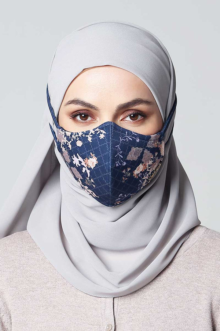 Jovian x Ria Miranda | The Friendship Series Hijab Mask in Midnight Blue (6904282546326)