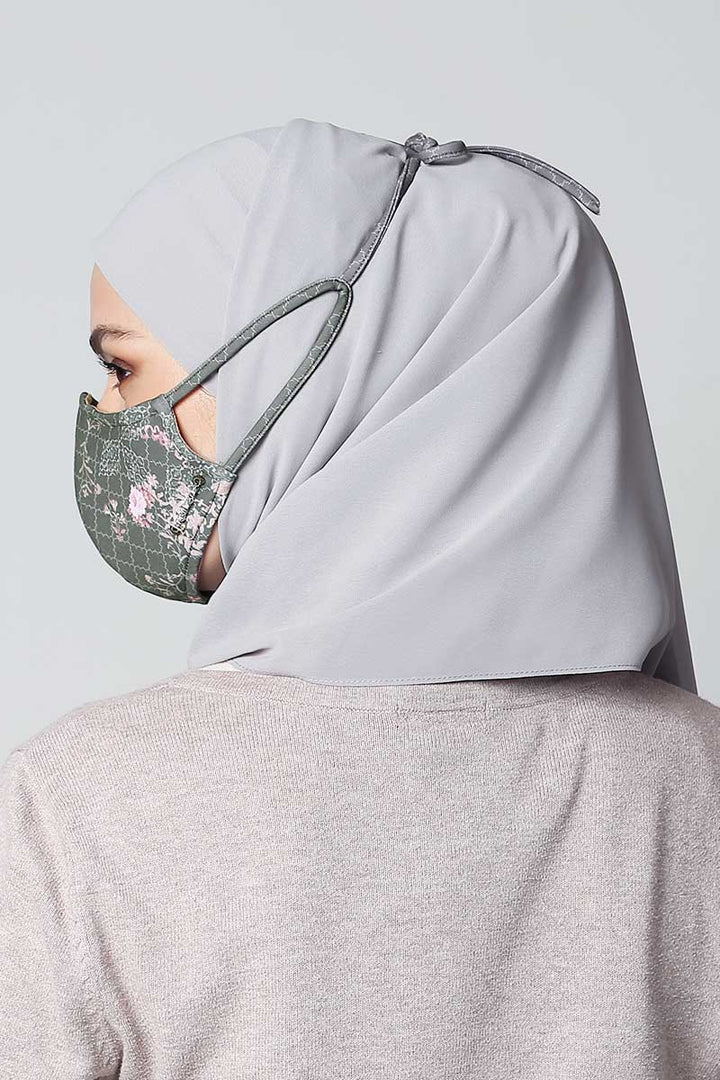 Jovian x Ria Miranda | The Friendship Series Hijab Mask in Cement Grey (6904273240214)