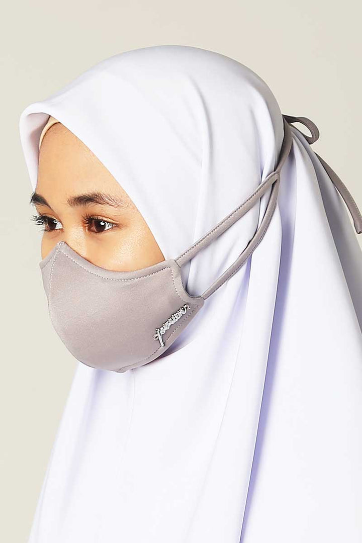 Jovian | School Series Hijab Teen Mask in Taupe (6904518279318)