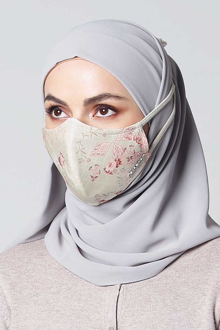 Jovian x Ria Miranda | The Friendship Series Hijab Mask in Ash Grey (6904283365526)