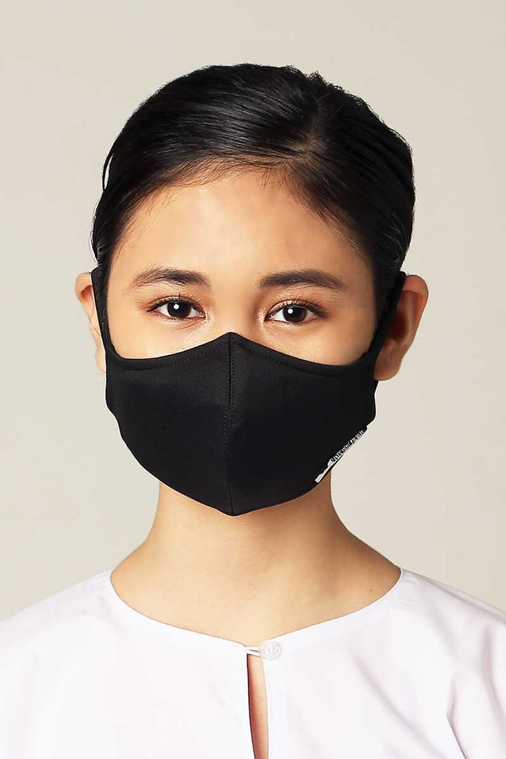 Jovian | School Series Teen Mask with Strap in Coal (6904517951638)