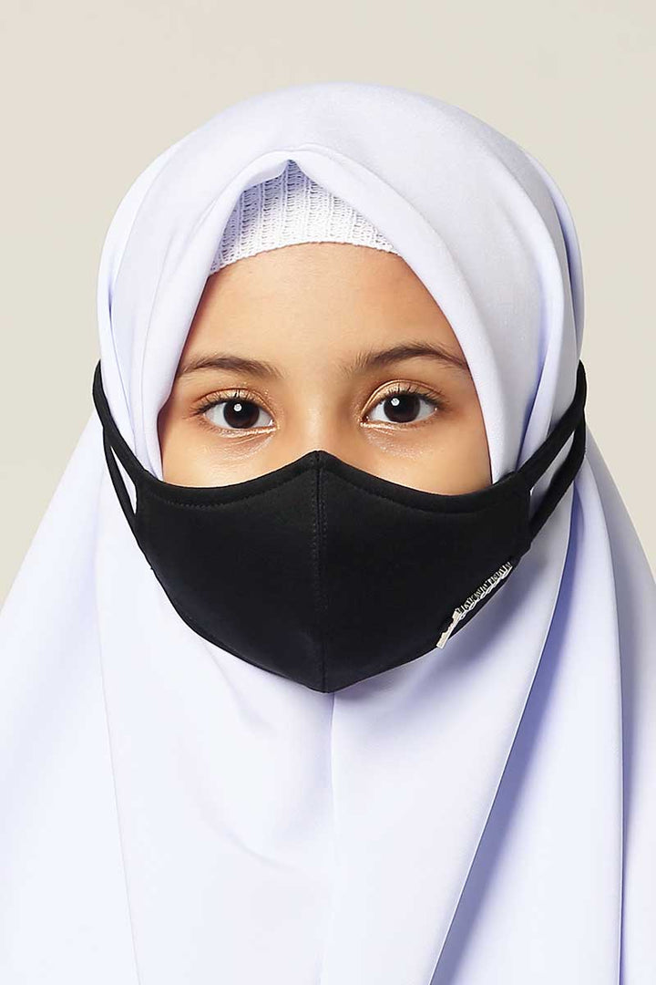 Jovian | School Series Hijab Kids Mask in Midnight Blue (6904520900758)