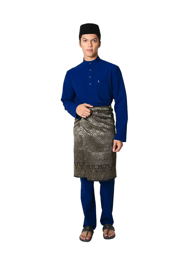 Jovian Men | Rifqi Modern Baju Melayu In Royal Blue (6903004004502)