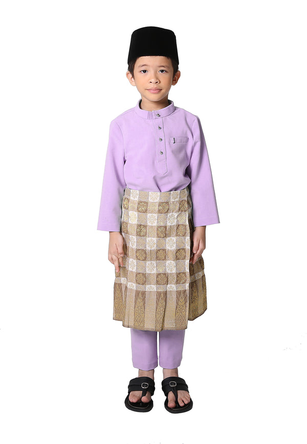 Jovian Men | Baby Rifqi Modern Baju Melayu In Lilac Purple (6902890102934)