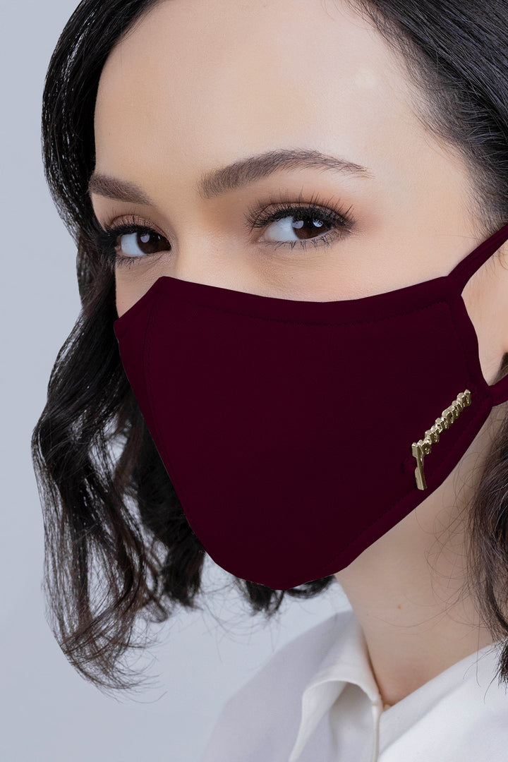 Jovian | Unisex Classic Mask in Burgundy Red (7499017355494)