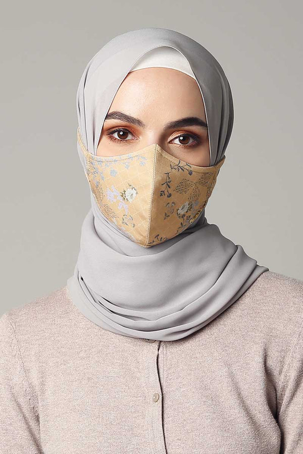 Jovian x Ria Miranda | The Friendship Series Hijab Mask in Hazelnut Brown (6904273797270)