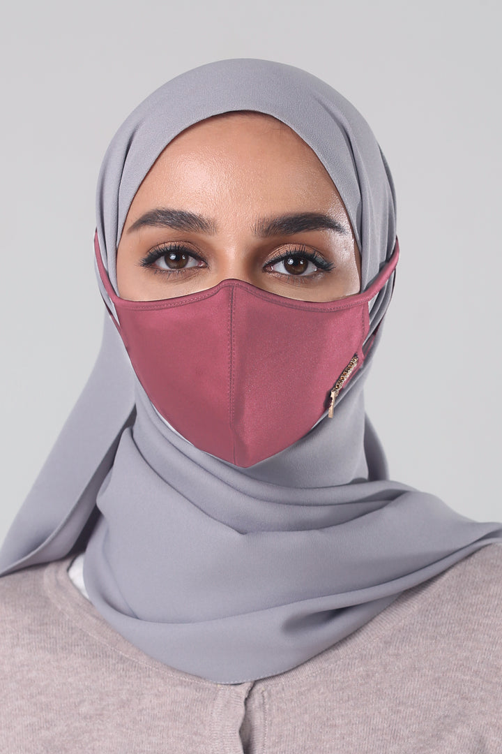 Jovian | Classic Series Hijab Mask in Magenta (6904272978070)