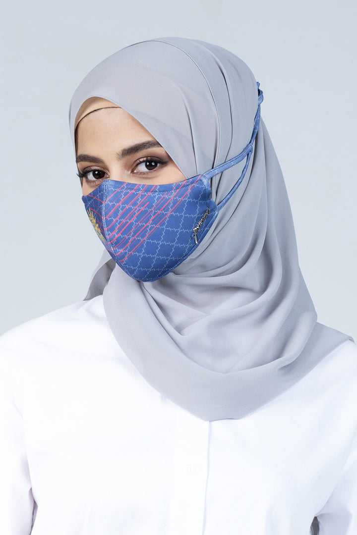 Jovian | Jalur Gemilang Series Hijab in Navy Blue (7085107183766)