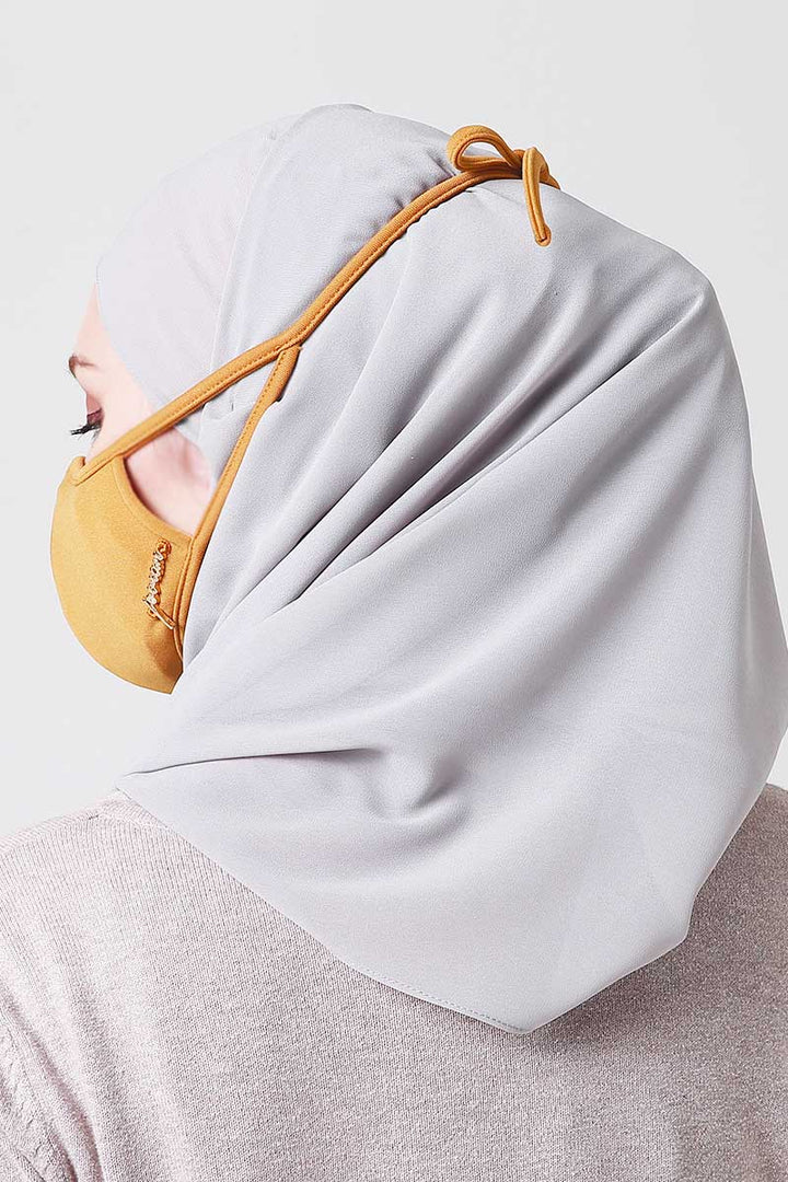 Jovian | Classic Series Hijab Mask for Adult in Mustard (6904307253398)