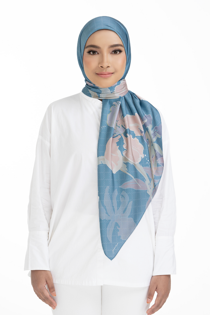 Jovian Hijab | Pop Raya Printed Square Shawl Satin (8180483096806)