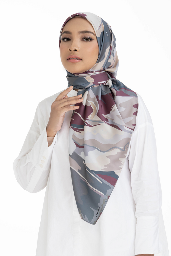 Jovian Hijab | Pop Raya Printed Square Shawl Satin (8180483096806)