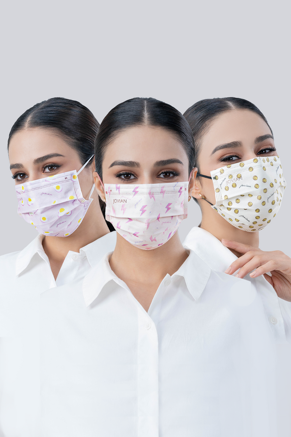 Jovian | Acne Free 3Ply Smiley Mask