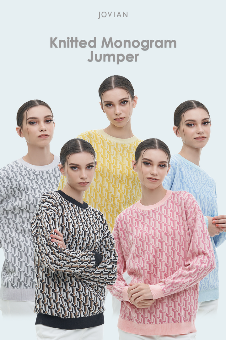 Jovian | Monogram Jocelyn Knitted Jumper (8168387281126)
