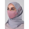 Jovian | Classic Series Hijab Mask in Dusty Pink (6904284807318)