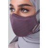 Jovian | Classic Series Hijab Mask in Dark Mauve (6904278417558)