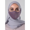 Jovian | Classic Series Hijab Mask in Dark Mauve (6904278417558)
