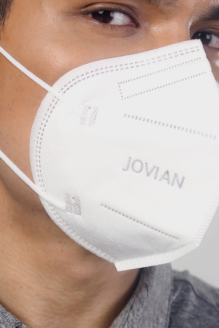 Jovian | Disposable 5Ply White Plain Mask (7639455400166)