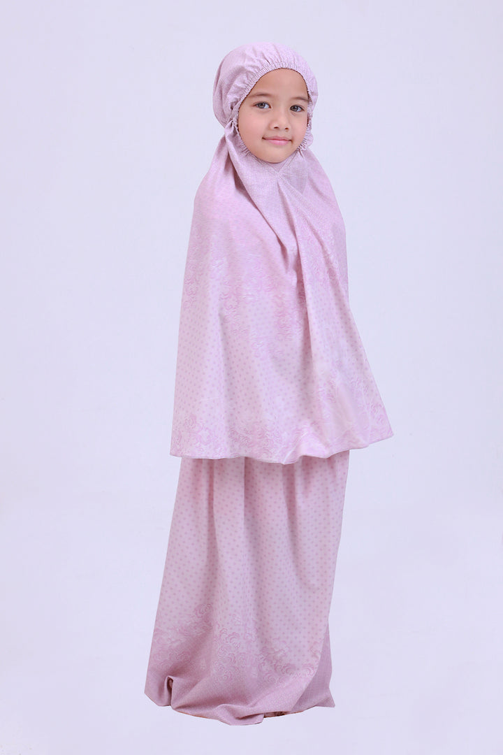 Jovian Telekung | Aisya In Dusty Lilac For Kids (7194248839318)