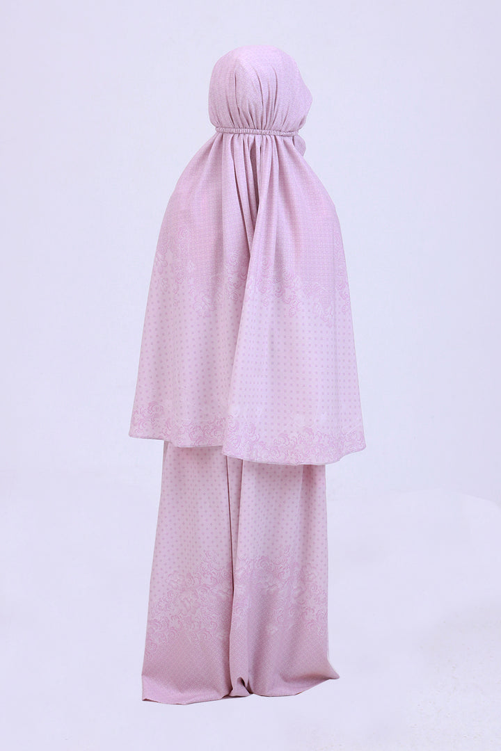 Jovian Telekung | Aisya In Dusty Lilac For Kids (7194248839318)