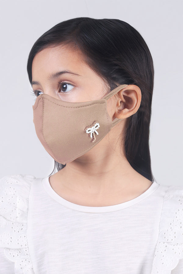 Jovian | Unisex Classic Ribbon In Camel For Kids