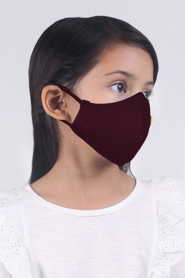 Jovian | Unisex Classic Ribbon In Burgundy Red For Kids (7208129953942)