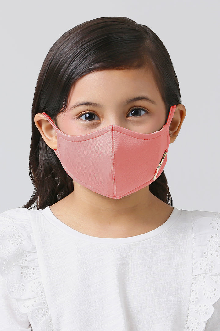 Jovian | Unisex Classic Mask In Dusty Pink For Kids (7236210983062)