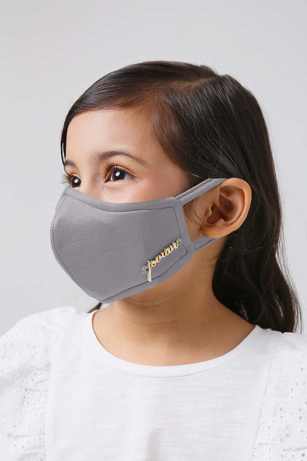 Jovian | Unisex Classic Mask In Fossil For Kids