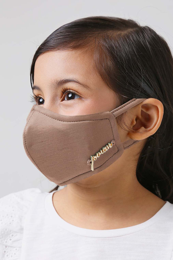 Jovian | Unisex Classic Mask In Camel For Kids (7236236804246)