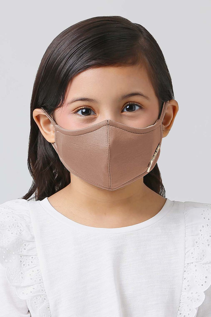 Jovian | Unisex Classic Mask In Camel For Kids (7236236804246)
