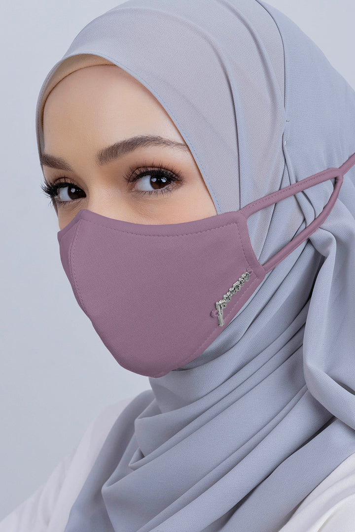 Jovian | Classic Hijab Mask In Mauve (7566593622246)