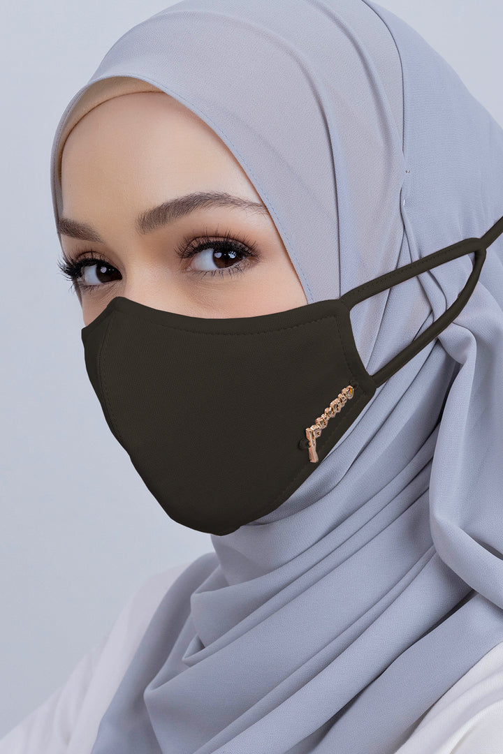 Jovian | Classic Hijab Mask In Forest Green (7479964238054)