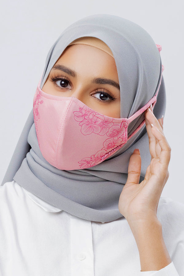 Jovian | Rosé Series Hijab Mask In Rosé Pink