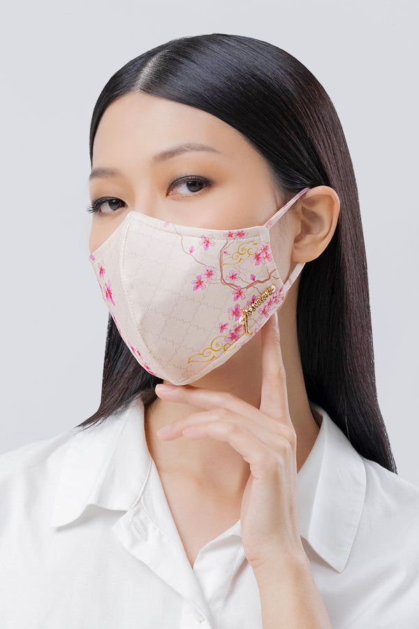 Jovian | Unisex Sakura Mask In Peach Pink
