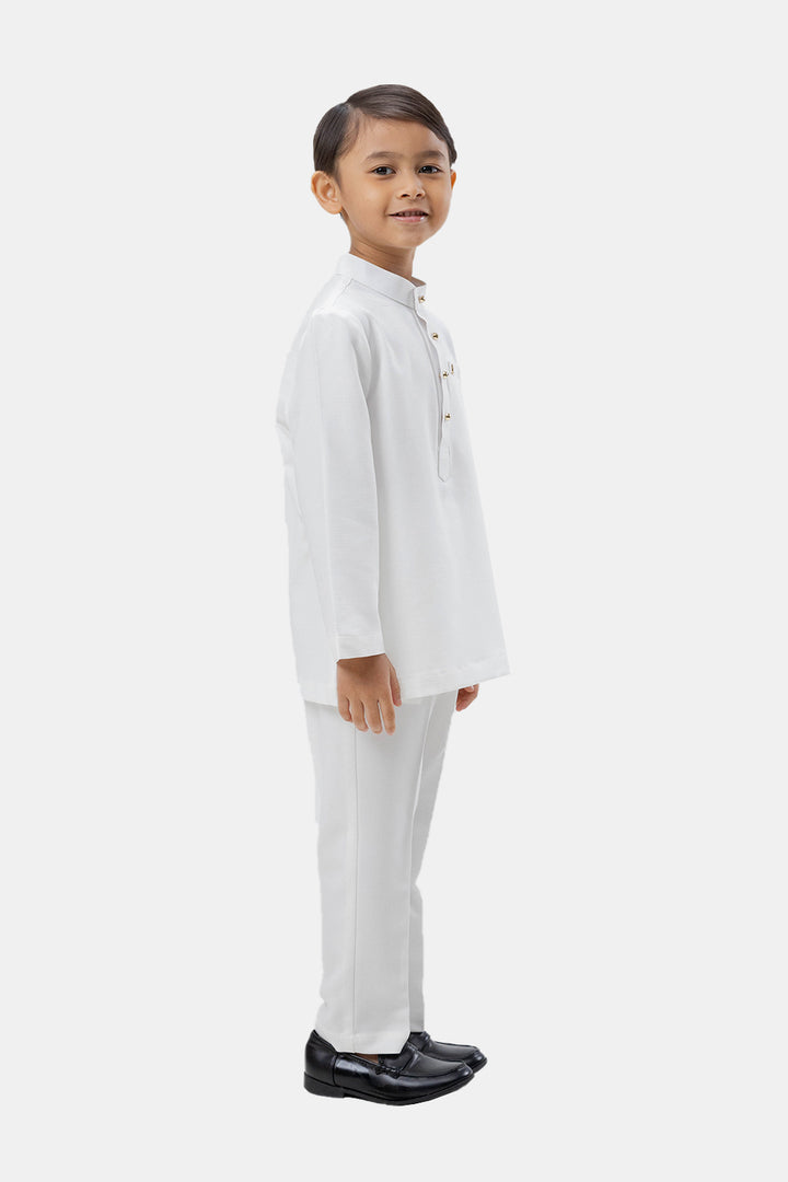 Jovian Men | Baby Aqeef Modern Baju Melayu In Off White (7727116157158)