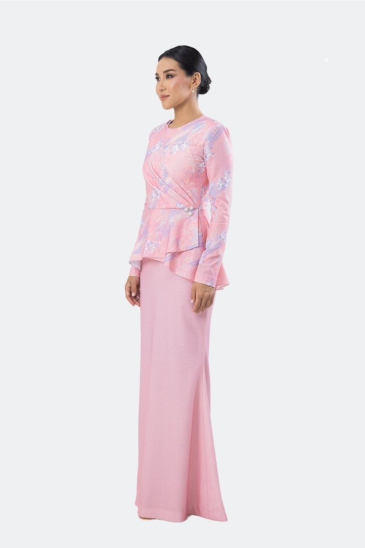 Nusantara | Maliha Modern Dress In Soft Pink (7751550370022)