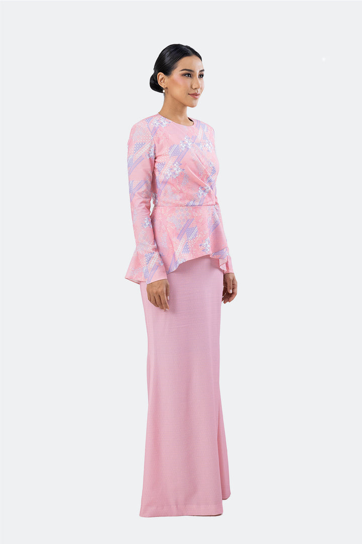 Nusantara | Maliha Modern Dress In Soft Pink (7751550370022)